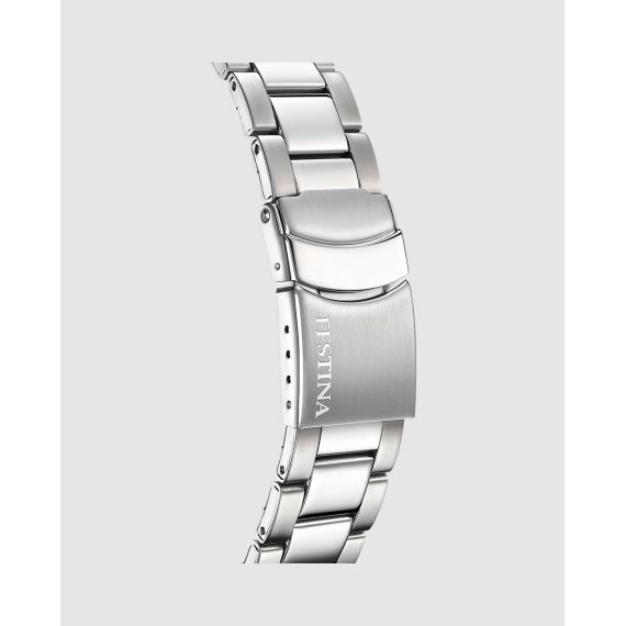 Reloj Festina Timeless Chronograph para Hombre F20623/1 — Esfera Plateada con Brazalete de Acero Inoxidable, 2 image