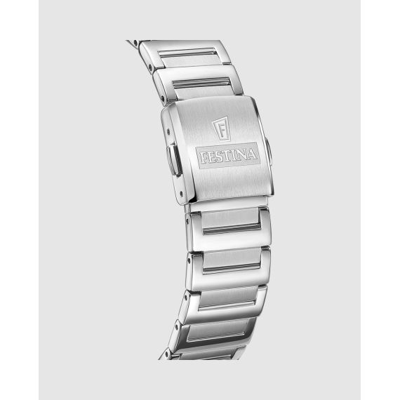 Reloj Festina On the Square F20679/1 para Mujer — Esfera Plateada y Caja Cuadrada de Acero Inoxidable, 2 image