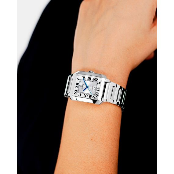Reloj Festina On the Square F20679/1 para Mujer — Esfera Plateada y Caja Cuadrada de Acero Inoxidable, 3 image