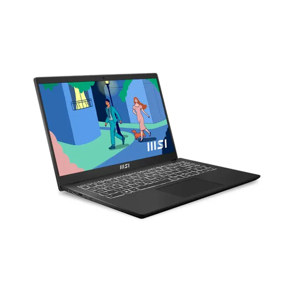 Ordenador Portátil MSI Modern 15 B7M-212PT (AMD Ryzen 5 7530U, 15.6" FHD) — Classic Black, 2 image