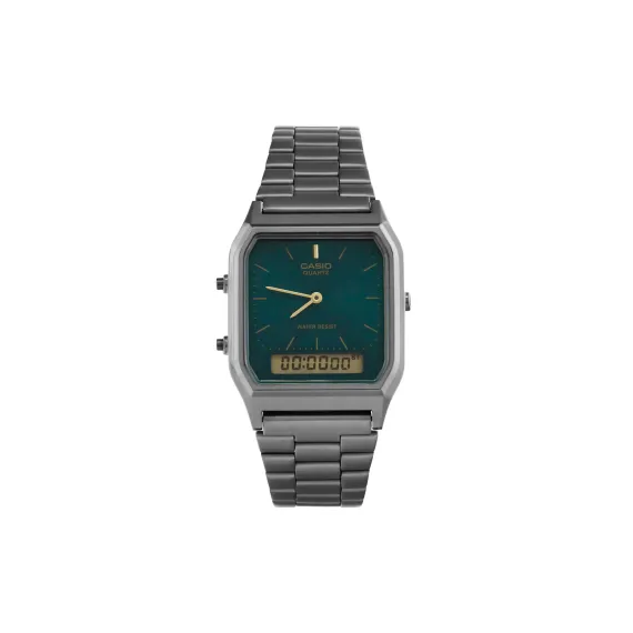 CASIO AQ-230 Ana-Digi Reloj Ana-Digi AQ-230EGG-3AEF (Ana-Digi, Dorado Cromado)