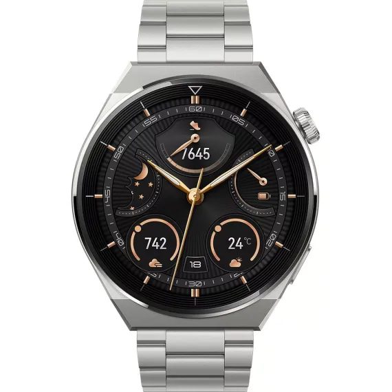 Smartwatch Huawei Watch GT3 Pro Elite 46mm (Smartwatch, Hombre, Titanio / Acero Inoxidable, 30 m)