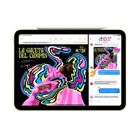 Tablet Apple iPad (11.ª Generación) Wi-Fi de 11" (256 GB, Procesador A16 Bionic, Pantalla Liquid Retina) — Rosa, 2 image