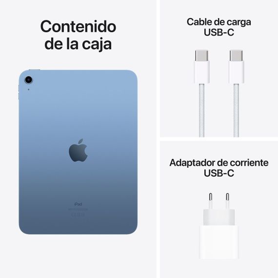 Tablet Apple iPad 10.9" (10.ª Generación) (64 GB, Wi-Fi) — Azul, 4 image