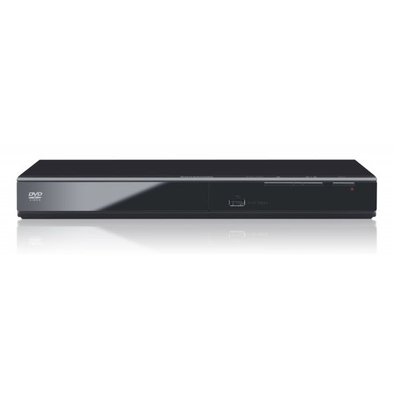 Reproductor de DVD Panasonic (USB, Xvid, DivX, Reanudación Automática, Escaneo Progresivo) — Negro