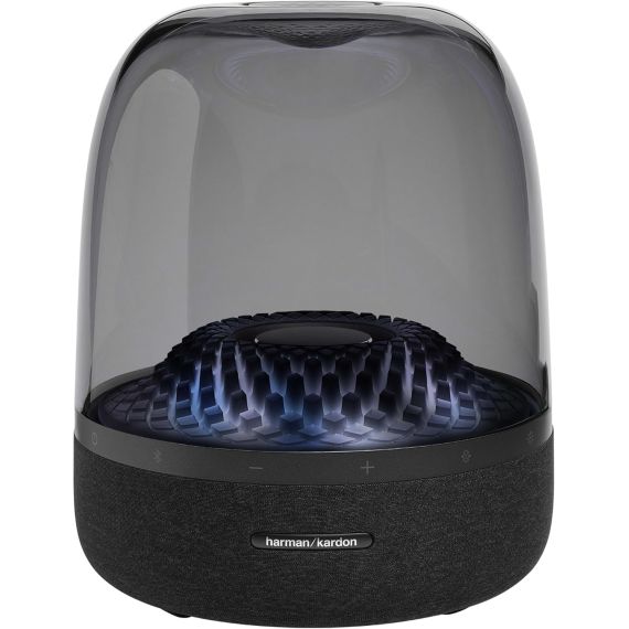 Altavoz Bluetooth Harman Kardon Aura Studio 4 (Inalámbrico, Sonido 360°, 60W, Audio para Hogar) — Negro