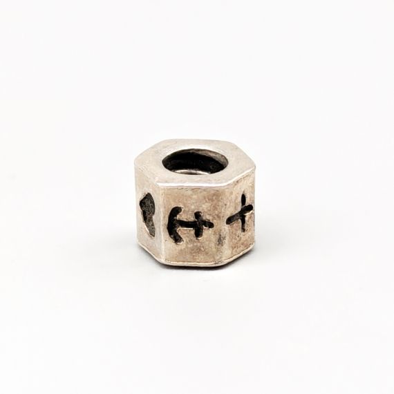 Pandora charm de plata Fe esperanza y amor S925 2.17g 8mm