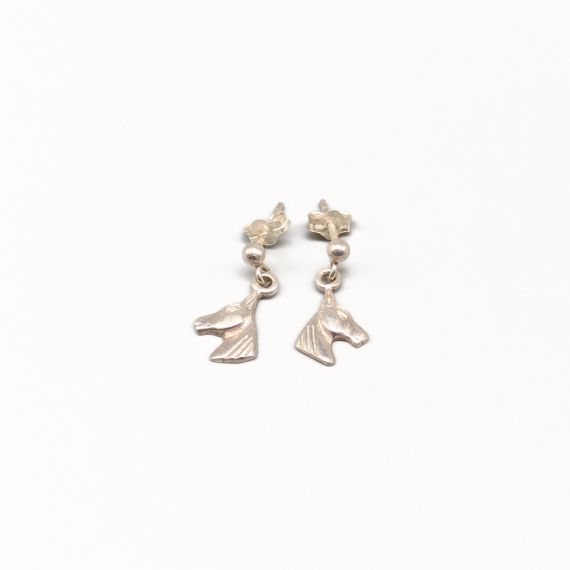 Aretes de plata Caballos S830 1.46g 20mm