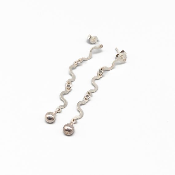Pendientes de plata S925 2.19g 5.5mm