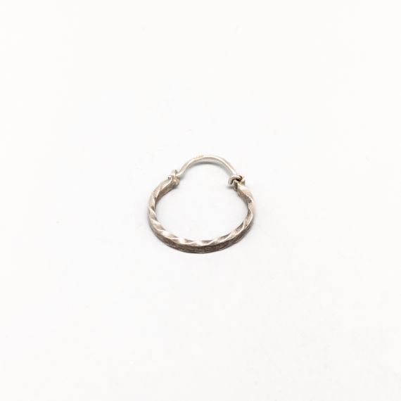 Pendiente individual de plata S830 1.13g 22mm