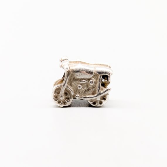 Colgante de Plata Motocicleta S925 3.75g 13mm