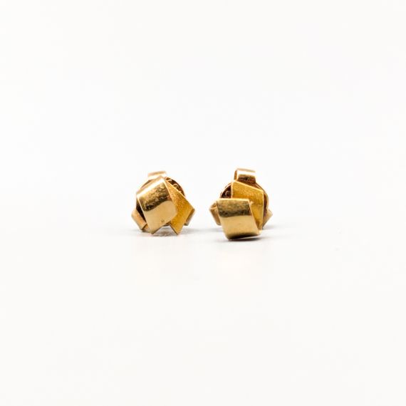 Aretes en Oro 18K 0.96g 5mm