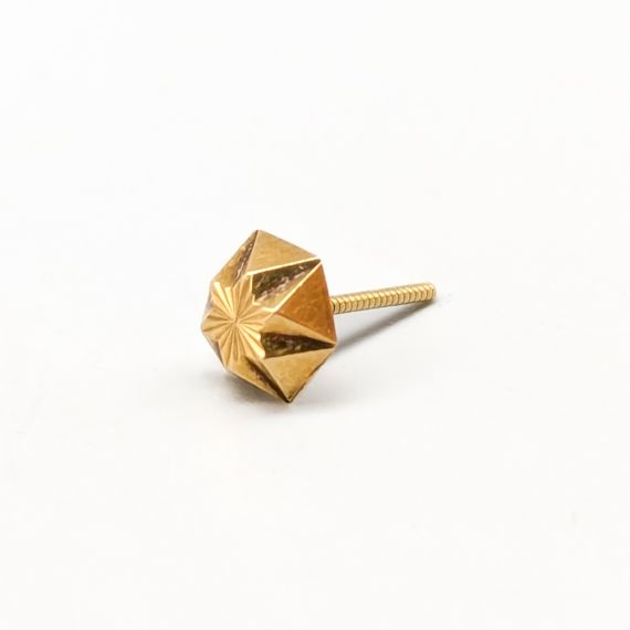 Pendiente individual en Oro 18K 0.22g 7mm