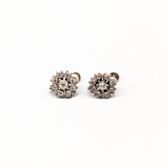 Clips en Plata con Piedras S830 4.49g 14mm