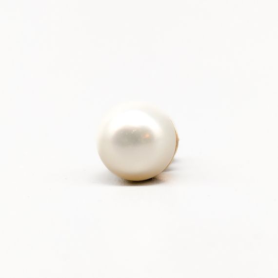 Pendiente en Oro con Perlas 14K 3.81g 12mm