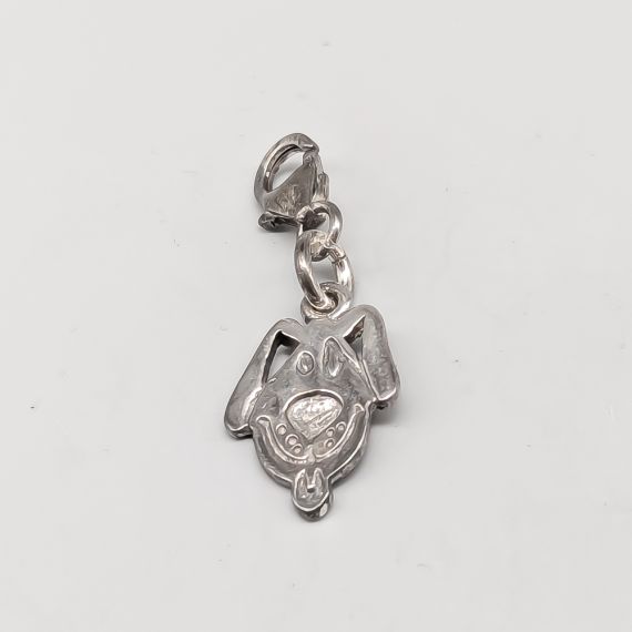 Dije de Perro de Plata S925 2.17g 33mm
