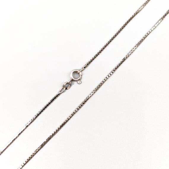 38cm Cadena de caja en Oro 18K 4.52g