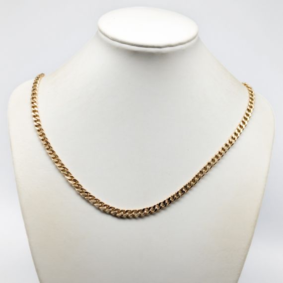 49.5cm Cadena barbada en Oro 18K 11.11g