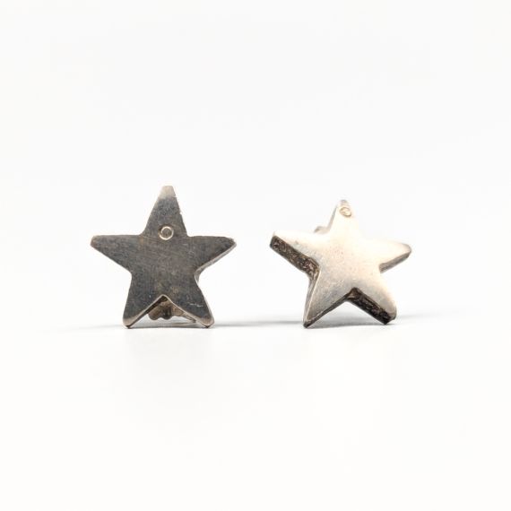 Aretes de Plata Estrellas S925 3.48g 13mm
