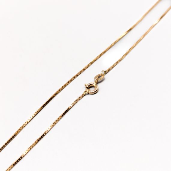 36cm Cadena tipo caja en Oro 18K 1.99g