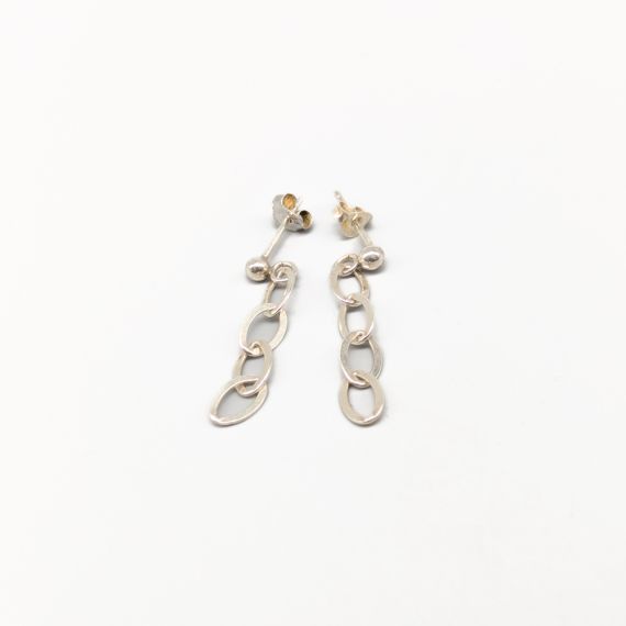 Pendientes de Plata S925 1.26g 30mm