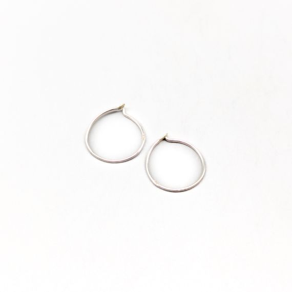 Aro de Plata S925 0.4g 15mm