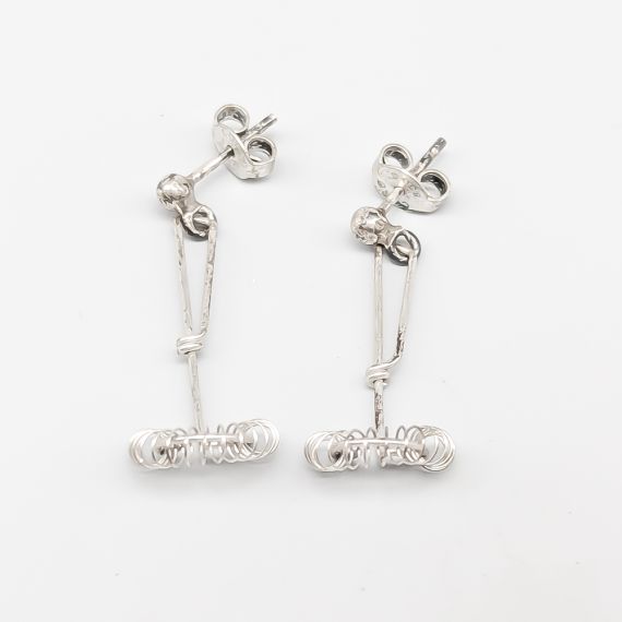 Pendientes de Plata Whisks S830 1.28g 30mm