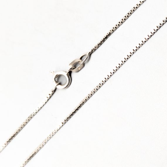43cm Cadena Veneciana de Plata S830 2.63g