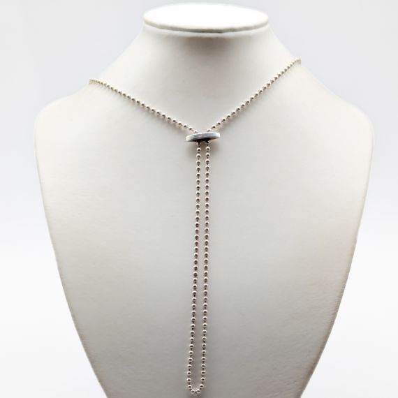 Cadena de Bolas Efva Attling de Plata S925 de 45cm y 14.67g