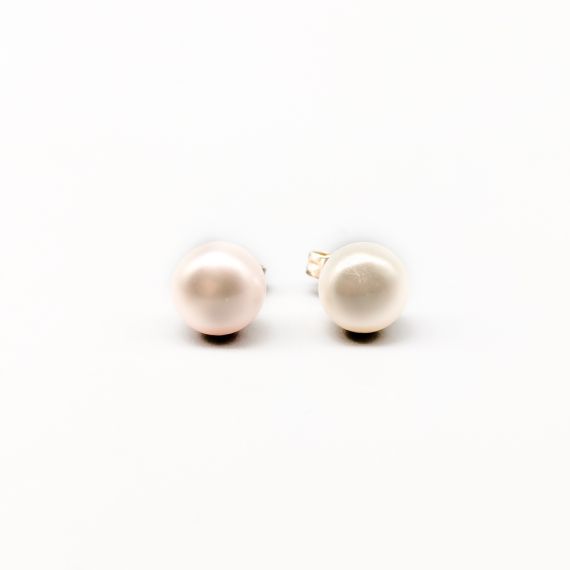 Pendientes de Perlas Cultivadas en Plata S925 2.15g 8mm