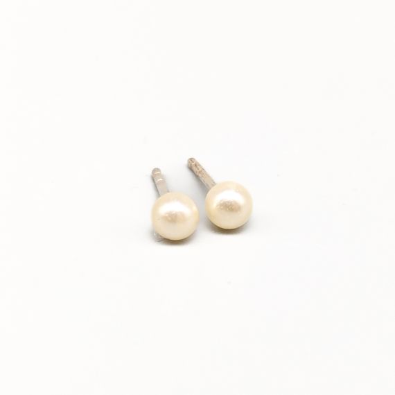 Aretes de Perla en Gotas de Plata S830 0.96g 15mm