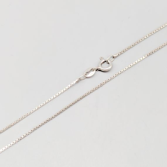 39.5cm Cadena de caja en Plata S925 2.06g