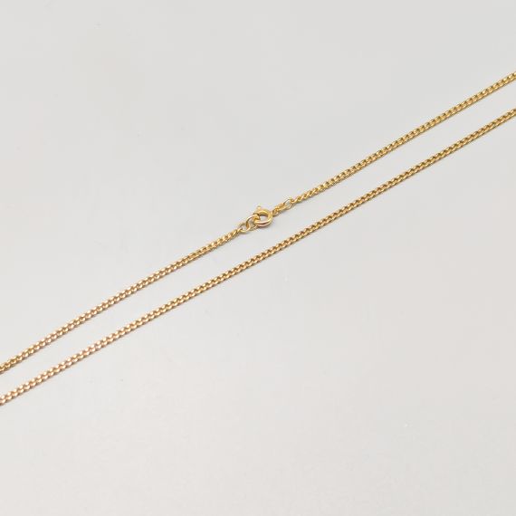 52.5cm Cadena barbada en Oro 18K 6.97g