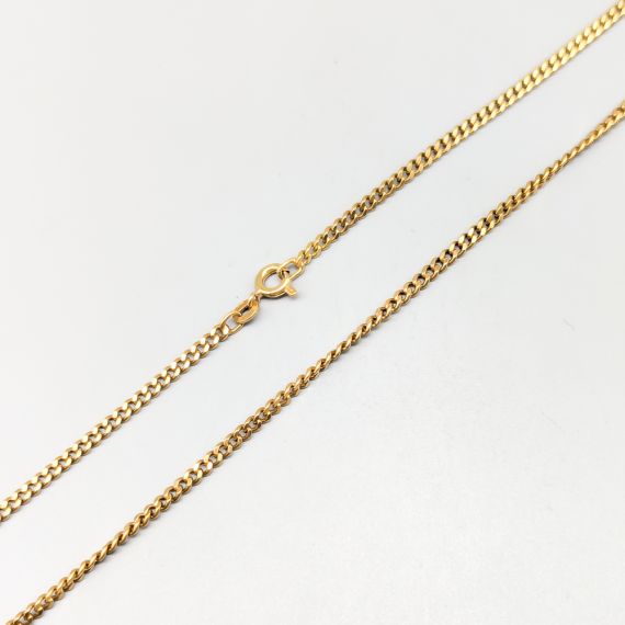 55cm Cadena barbada en Oro 18K 13.42g