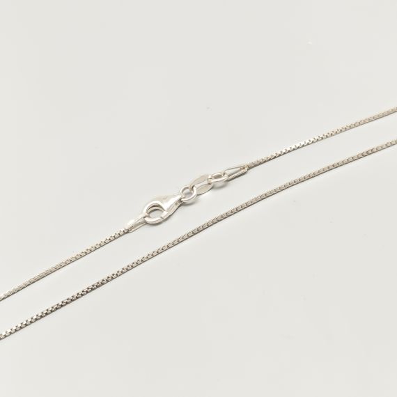 42.5cm Cadena de caja de Plata S925 2.05g