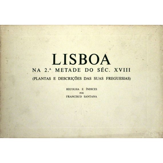Lisboa en la 2.ª mitad del s. XVIII.