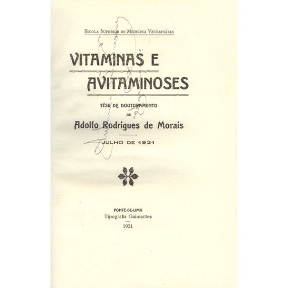 VITAMINAS Y AVITAMINOSIS.