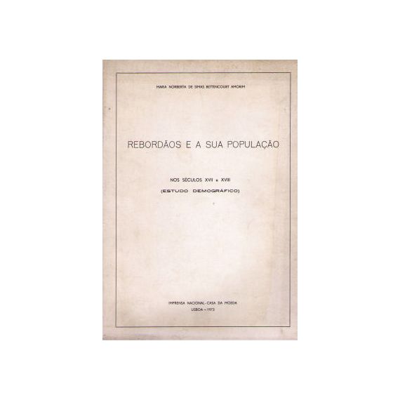 REBORDÃOS y su población en los siglos XVII y XVIII.