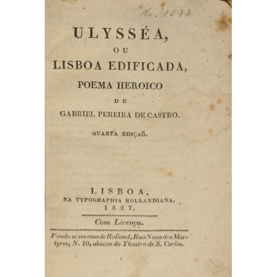 ULYSSÉA, O LISBOA EDIFICADA, [4.ª EDICIÓN]