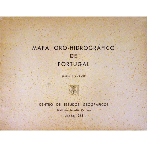 MAPA ORO-HIDROGRÁFICO DE PORTUGAL.