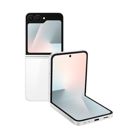 Samsung Galaxy Z Flip7 FE F761B 5G Doble SIM RAM de 8GB 128GB - Blanco