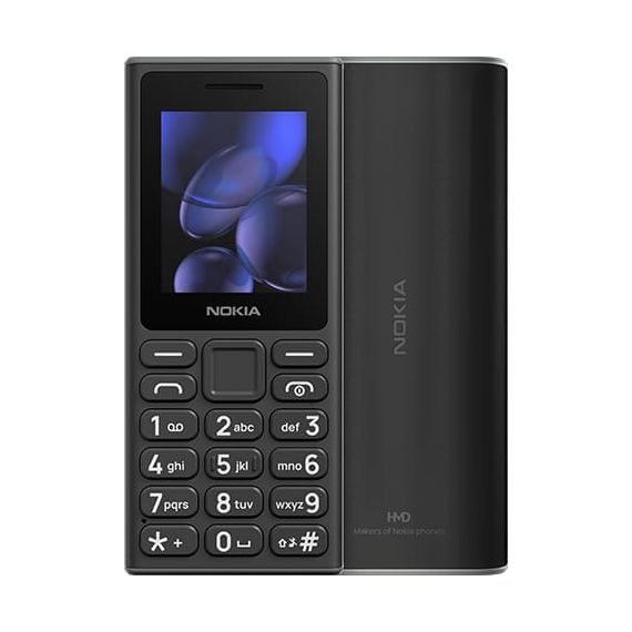 Nokia 105 2024 (EN,DE,IT,FR,ES,PT,RO) - Negro