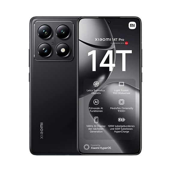 Xiaomi 14T Pro 5G Dual Sim 12GB RAM 512GB - Negro