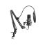 Kit de Micrófono USB Sandberg Streamer con Brazo Ajustable y Filtro Antipop (Grabación de Voz Superior, Estructura Metálica, Plug & Play)