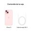 Smartphone Apple iPhone 15 (256 GB, Pantalla Super Retina XDR 6.1", Cámara Doble de 48 MP, Dynamic Island) — Rosa, 4 image