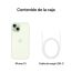 Smartphone Apple iPhone 15 (256 GB, Pantalla Super Retina XDR 6.1", Cámara Doble de 48 MP, Dynamic Island) — Verde, 4 image