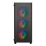 Caja de PC UNYKAch Gaming MIR 100 ATX Mid-Tower (Panel Lateral Transparente, Gestión de Cables Avanzada, Hub USB 3.0) — Negro, 4 image