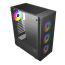 Caja de PC UNYKAch Gaming MIR 100 ATX Mid-Tower (Panel Lateral Transparente, Gestión de Cables Avanzada, Hub USB 3.0) — Negro, 5 image